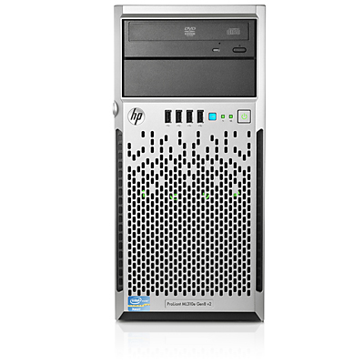 HPE ProLiant ML310e Gen8 v2 server 500 GB Tower (4U) Intel® Xeon® E3 V3 Family E3-1241V3 3.5 GHz 8 GB DDR3-SDRAM 460 W