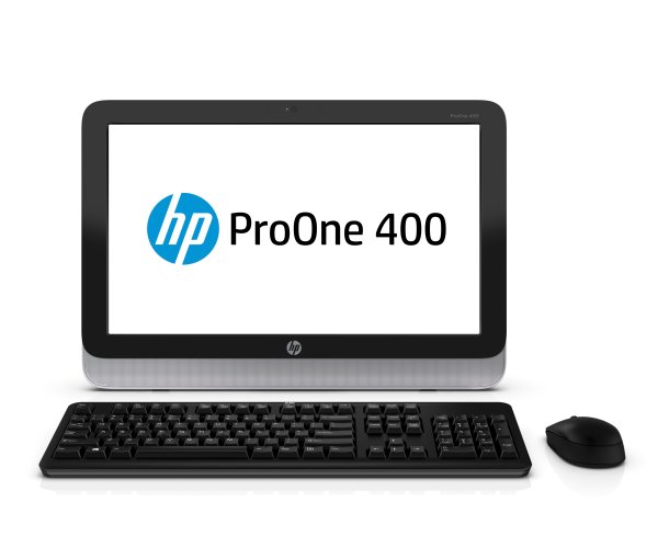 HP ProOne 400 G1 Intel® Core™ i3 i3-4130T 49.5 cm (19.5") 1600 x 900 pixels All-in-One PC 4 GB DDR3-SDRAM 500 GB HDD Windows 7 Professional Wi-Fi 4 (802.11n) Black, Stainless steel