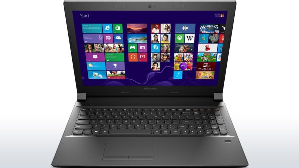 Lenovo Essential B50-45 AMD E E1-6010 Laptop 39.6 cm (15.6") HD 4 GB DDR3L-SDRAM 320 GB HDD Windows 8.1 Black