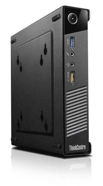 Lenovo ThinkCentre M73 Intel Pentium G G3220T 2 GB DDR3-SDRAM 320 GB HDD Windows 7 Professional Mini PC PC Black