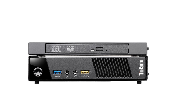 Lenovo ThinkCentre M93p Intel® Core™ i5 i5-4570T 4 GB DDR3-SDRAM 500 GB HDD Windows 7 Professional Mini PC Black