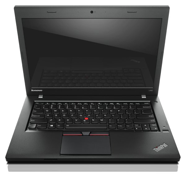 Lenovo ThinkPad L450 Intel® Core™ i5 i5-5200U Laptop 35.6 cm (14") 4 GB DDR3L-SDRAM 500 GB HDD Windows 7 Professional Black