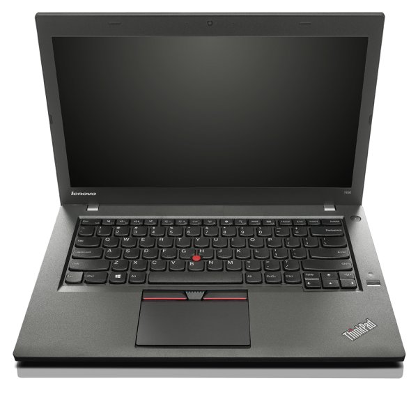 Lenovo ThinkPad T450 Laptop 35.6 cm (14") HD+ 8 GB DDR3L-SDRAM 500 GB Hybrid-HDD Windows 7 Professional Black
