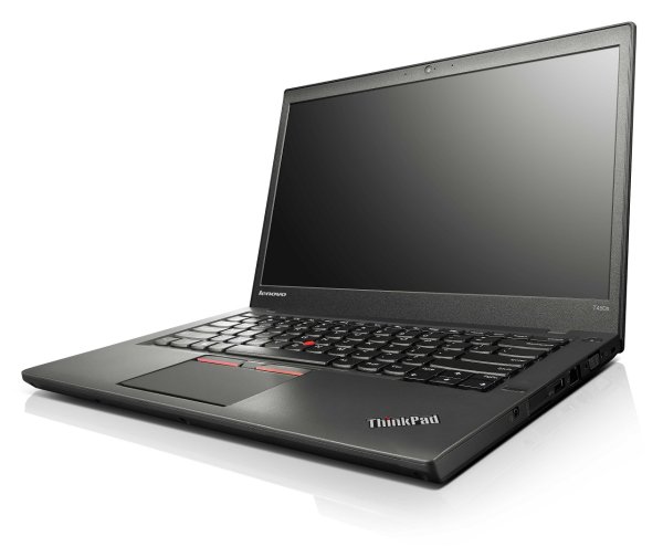 Lenovo ThinkPad T450s Intel® Core™ i5 i5-5200U Laptop 35.6 cm (14") HD+ 4 GB DDR3L-SDRAM 180 GB SSD Windows 7 Professional German Black