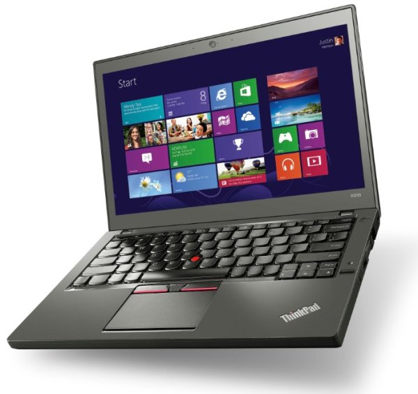 Lenovo ThinkPad X250 Intel® Core™ i5 i5-5300U Laptop 31.8 cm (12.5") 8 GB DDR3L-SDRAM 256 GB SSD Wi-Fi 5 (802.11ac) Windows 7 Professional Black