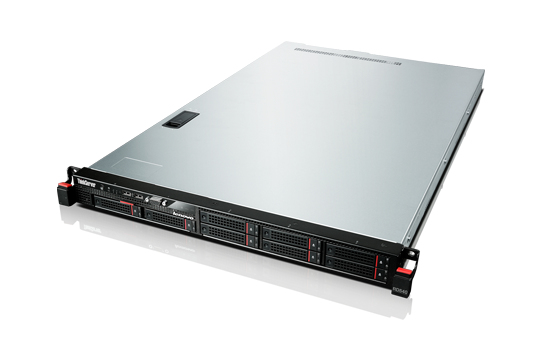 ThinkServer RD540 Rack Server, Intel Xeon E5-2609 V2 2.5GHz, 1x 8GB DDR3 1600MHz RAM, 4x3.5" HS SAS/SATA, RAID 500 Adapter, Slim DVD±RW, Dual Gigabit Ethernet, 1x 800W Hot Swap, IMM basic