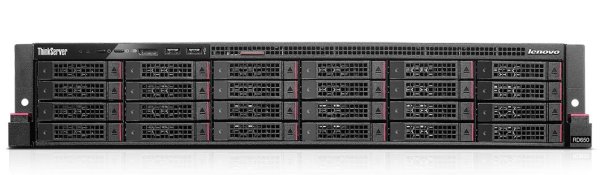 ThinkServer RD650, 2U, Intel C612, Intel Xeon E5-2695 v3, 8GB DDR4-2133MHz RDIMM, Aspeed AST2400, ThinkServer RAID 720ix AnyRAID +1GB RAM, 24 x 2.5" HS, 10-gigabit Ethernet, Redundant hot-swap 750W Platinum