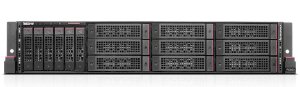 ThinkServer RD650, 2U, Intel C612, Intel Xeon E5-2670 v3, 8GB DDR4-2133MHz RDIMM, Aspeed AST2400, ThinkServer RAID 720ix AnyRAID +1GB RAM, 9 x 3.5″ + 6 x 2.5″ HS, 10-gigabit Ethernet, Redundant hot-swap 750W Platinum