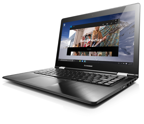 Lenovo Yoga 500 Intel® Pentium® 4405U Hybrid (2-in-1) 35.6 cm (14") Touchscreen 8 GB DDR3L-SDRAM 1 TB HDD Windows 10 Black