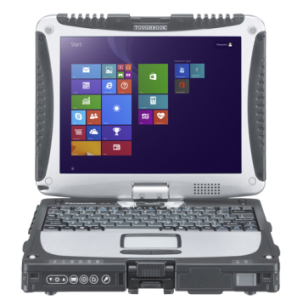 Panasonic Toughbook CF-19 Mk8 Intel® Core™ i5 i5-3610ME Hybrid (2-in-1) 25.6 cm (10.1″) Touchscreen 4 GB DDR3L-SDRAM 128 GB SSD Windows 7 Professional Black, Silver