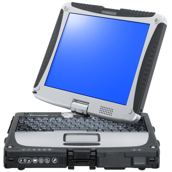 Panasonic Toughbook CF-19 Intel® Core™ i5 i5-3320M Hybrid (2-in-1) 25.6 cm (10.1") Touchscreen 4 GB DDR3L-SDRAM 500 GB HDD Windows 7 Professional Black, Silver