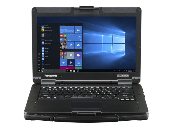 Panasonic Toughbook 55 Full-HD Touch Intel® Core™ i5 i5-8365U Laptop 35.6 cm (14") Touchscreen Full HD 8 GB DDR4-SDRAM 256 GB SSD Wi-Fi 5 (802.11ac) Windows 10 Pro German Black, Silver