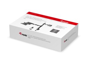 Equip 13"-32" Articulating Dual Arm Monitor Laptop Desk Mount Bracket
