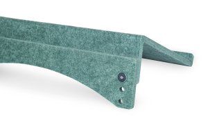 BakkerElkhuizen FlexDoc Circular document holder PET felt, Recycled plastic, Steel Green