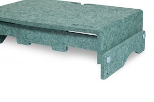 BakkerElkhuizen Q-riser 110 Circular 76.2 cm (30") Desk Green