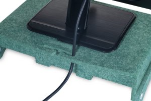 BakkerElkhuizen Q-riser 110 Circular 76.2 cm (30") Desk Green