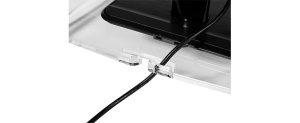 BakkerElkhuizen BNEQR50 monitor mount / stand 76.2 cm (30") Desk Transparent