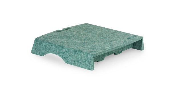BakkerElkhuizen Q-Riser 50 Circular 76.2 cm (30") Desk Green