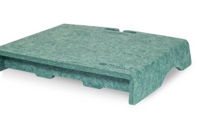 BakkerElkhuizen Q-Riser 50 Circular 76.2 cm (30") Desk Green