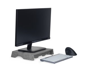 BakkerElkhuizen Q-Riser 50 Circular 76.2 cm (30") Desk Grey