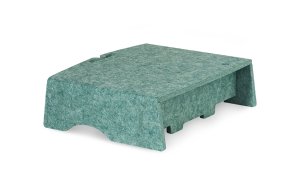 BakkerElkhuizen Q-Riser 90 Circular 76.2 cm (30″) Desk Green