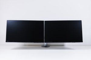 BakkerElkhuizen Space-arm Dual 61 cm (24") Desk Silver