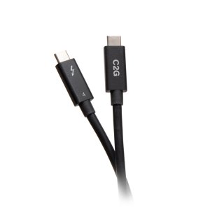C2G 2.6ft (0.8m) ThunderboltTM 4 USB-C® Cable (40Gbps)