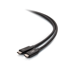 C2G 2.6ft (0.8m) ThunderboltTM 4 USB-C® Cable (40Gbps)