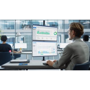 Kensington Vertical Stacking Dual Monitor Arm