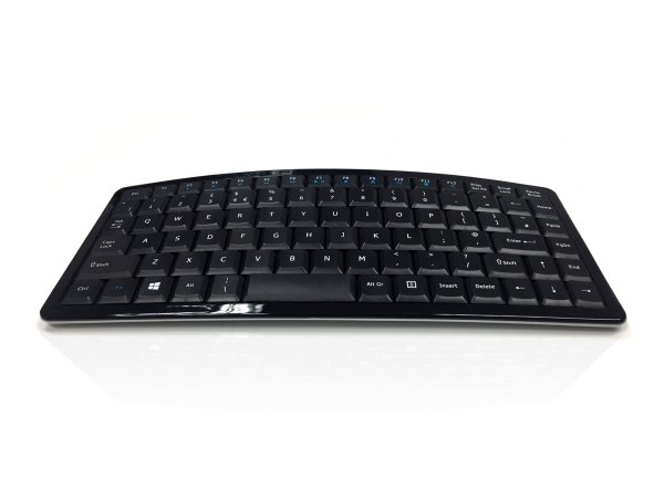 Accuratus Curve keyboard Home RF Wireless + USB QWERTY UK International Black