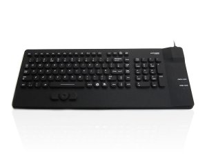 Accuratus AccuMed Compact keyboard Medical USB QWERTY UK International Black
