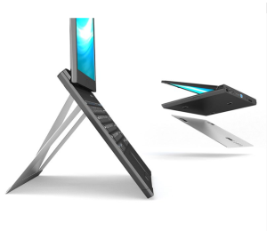 STANDIVARIUS aero evo Laptop stand Aluminium, Silver 43.2 cm (17")