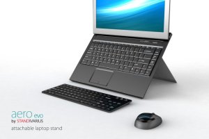 STANDIVARIUS aero evo Laptop stand Aluminium, Silver 43.2 cm (17")