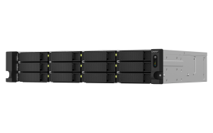 QNAP TS-1264U-RP NAS Rack (2U) Intel® Celeron® 8 GB DDR4 0 TB QNAP QTS Aluminium, Black