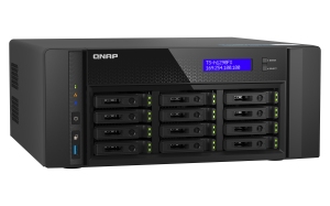 QNAP TS-h1290FX NAS Tower EPYC 7302P 128 GB DDR4 0 TB QuTS hero Black
