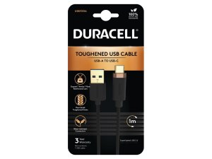 Duracell USB7031A power cable Black