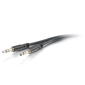 C2G 6 ft Slim Aux 3.5mm Audio Cable - M/M
