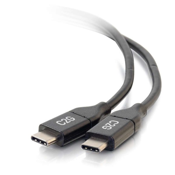 C2G 3ft (0.9m) USB-C to C 2.0 Male to Male Cable (5A)