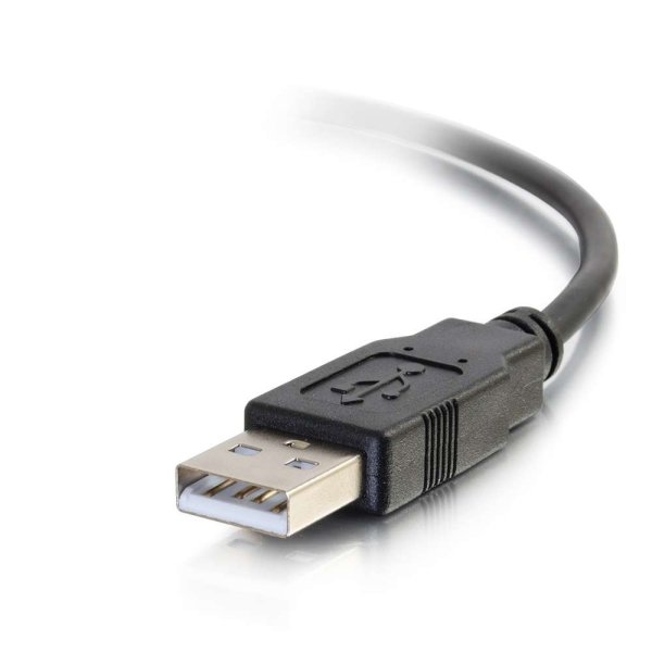 C2G 12ft (3.7m) USB 2.0 USB-C to USB-A Cable M/M - Black