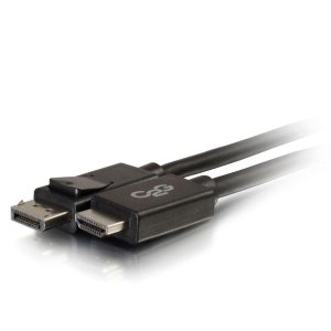 C2G 10ft (3m) DisplayPortTM Male to HDMITM Male Adapter Cable - Black