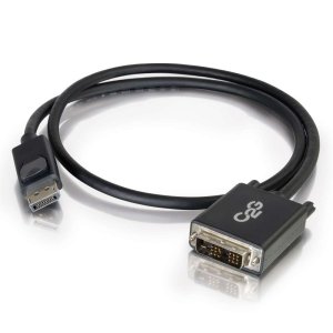 C2G 15ft (4.6m) DisplayPortTM Male to Single Link DVI-D Male Adapter Cable - Black