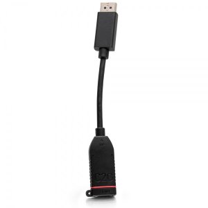 C2G Retractable Universal Mount 4K HDMI® Dongle Adapter Ring with Color Coded Mini DisplayPort™, DisplayPort, and USB-C®