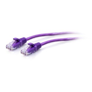 C2G 3ft (0.9m) Cat6a Snagless Unshielded (UTP) Slim Ethernet Patch Cable - Purple