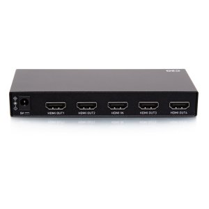 C2G 4-Port HDMI® Distribution Amplifier Splitter - 4K 60Hz