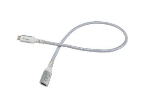 Equip USB 3.2 Gen 2 C to C Extension Cable, 0.5m, M/F, 4K/60Hz, 10Gbps, White