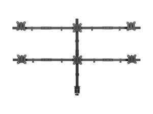 Equip 17"-32" Articulating 6 Monitor Desk Mount Bracket