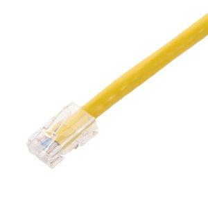 AddOn Networks 50ft Yellow CAT 6 Plenum-Rated Ethernet Cable Non-Booted RJ-45 M/M