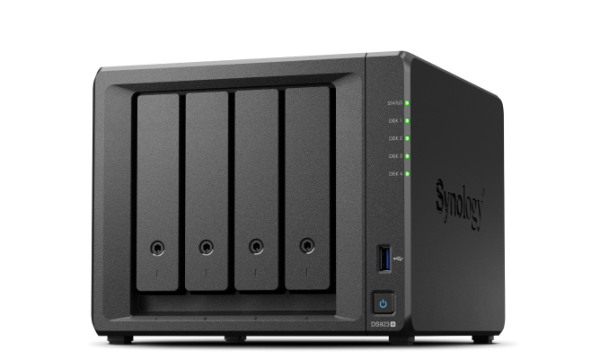 Synology DiskStation DS923+ NAS/storage server Tower Ryzen Embedded R1600 4 GB DDR4L 0 TB DiskStation Manager Black