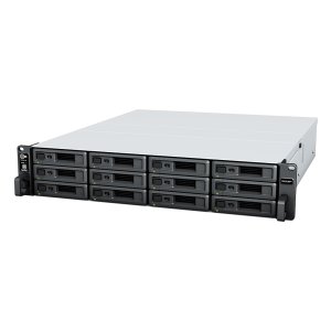 Synology RackStation RS2423RP+ NAS/storage server Rack (2U) Ryzen Embedded V1780B 8 GB DDR4 0 TB DiskStation Manager Black, Grey