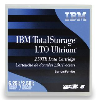 IBM LTO Ultrium 6 Blank data tape 2.5 TB